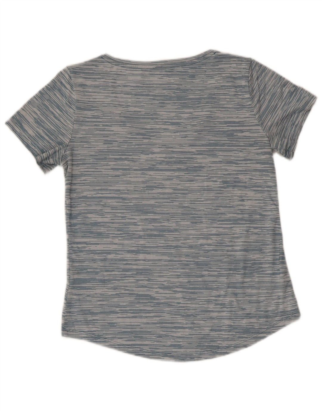 Женская футболка свободного покроя Nike Dri Fit UK 6 XS, полиэстер в синюю полоску