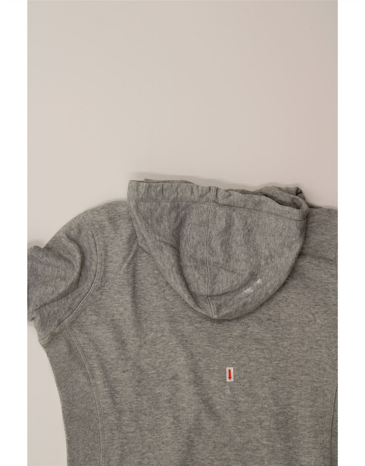 CHAMPION Womens Heritage Classics Graphic Hoodie Jumper UK 14 Medium Grey Vintage Champion and Second-Hand Champion from Messina Hembry 