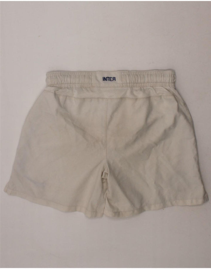 NIKE Boys Real Madrid Sport Shorts 8-9 Years Small  White Polyester Vintage Nike and Second-Hand Nike from Messina Hembry 