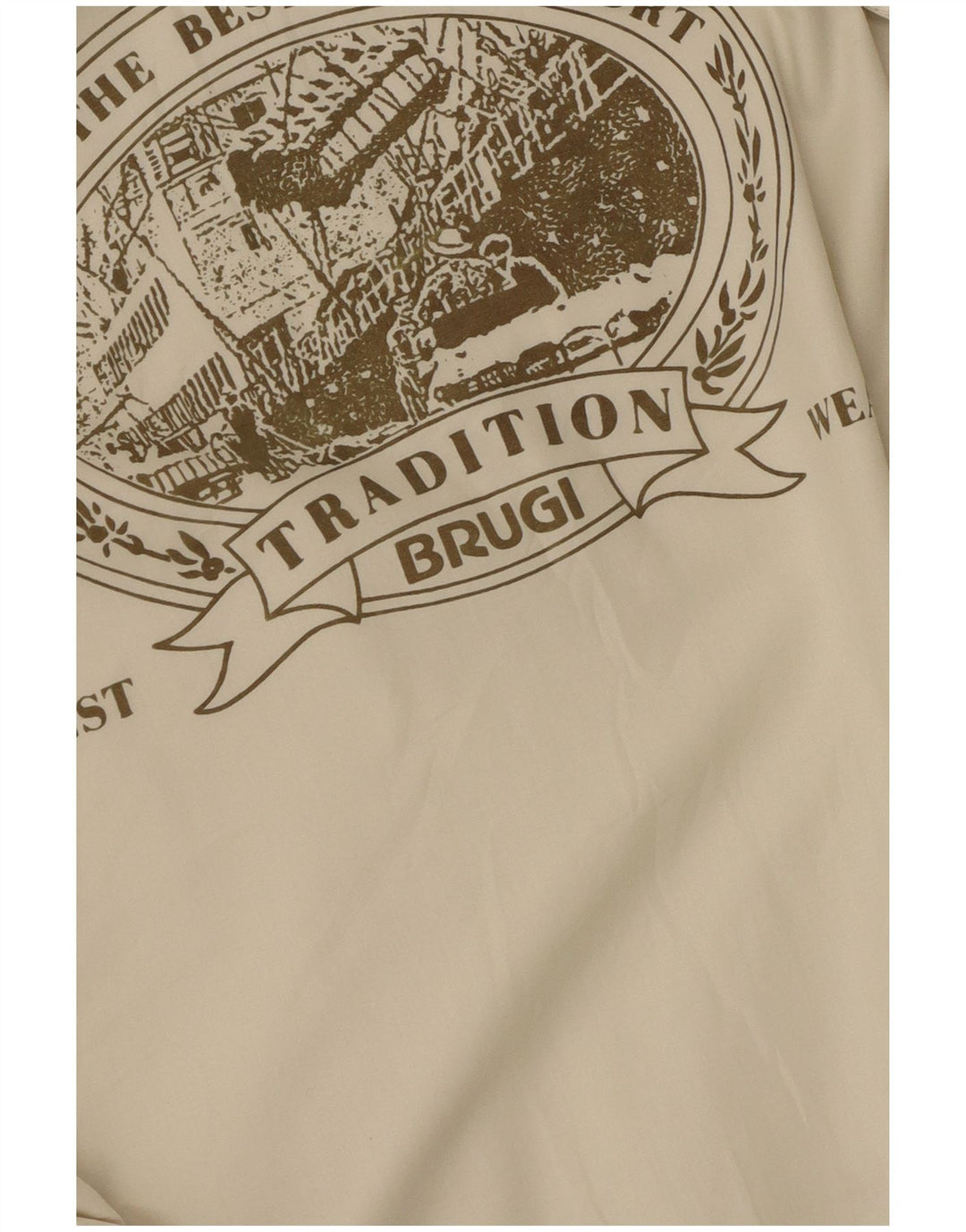 Мужская ветровка с капюшоном Brugi UK 40, большая бежевая