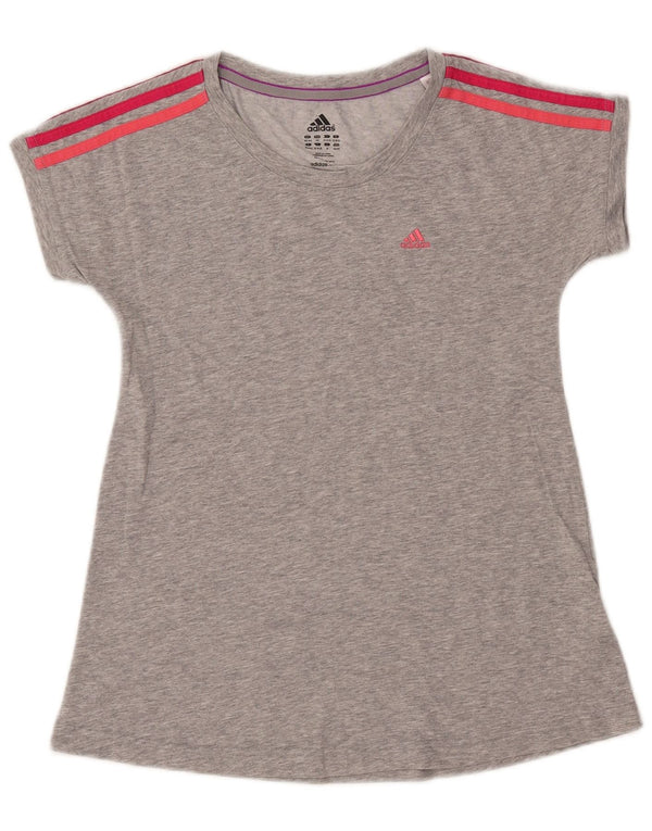 Женская футболка Adidas Top UK 4/6 XS Серый хлопок