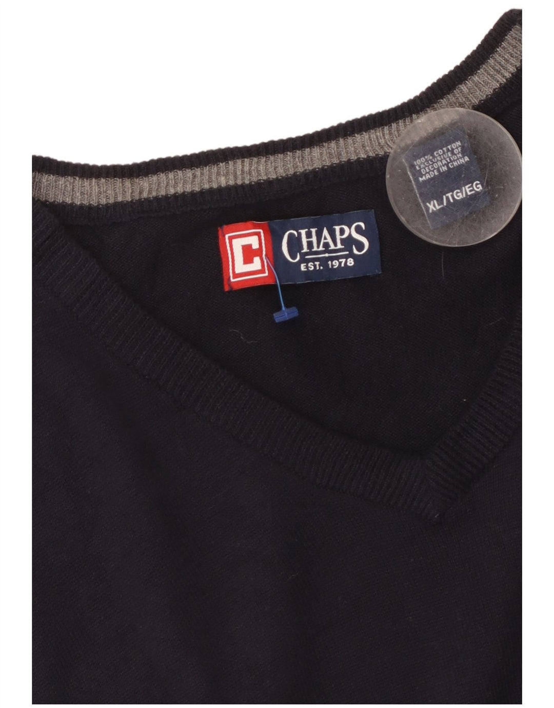 Мужская майка CHAPS XL, темно-синий, хлопок