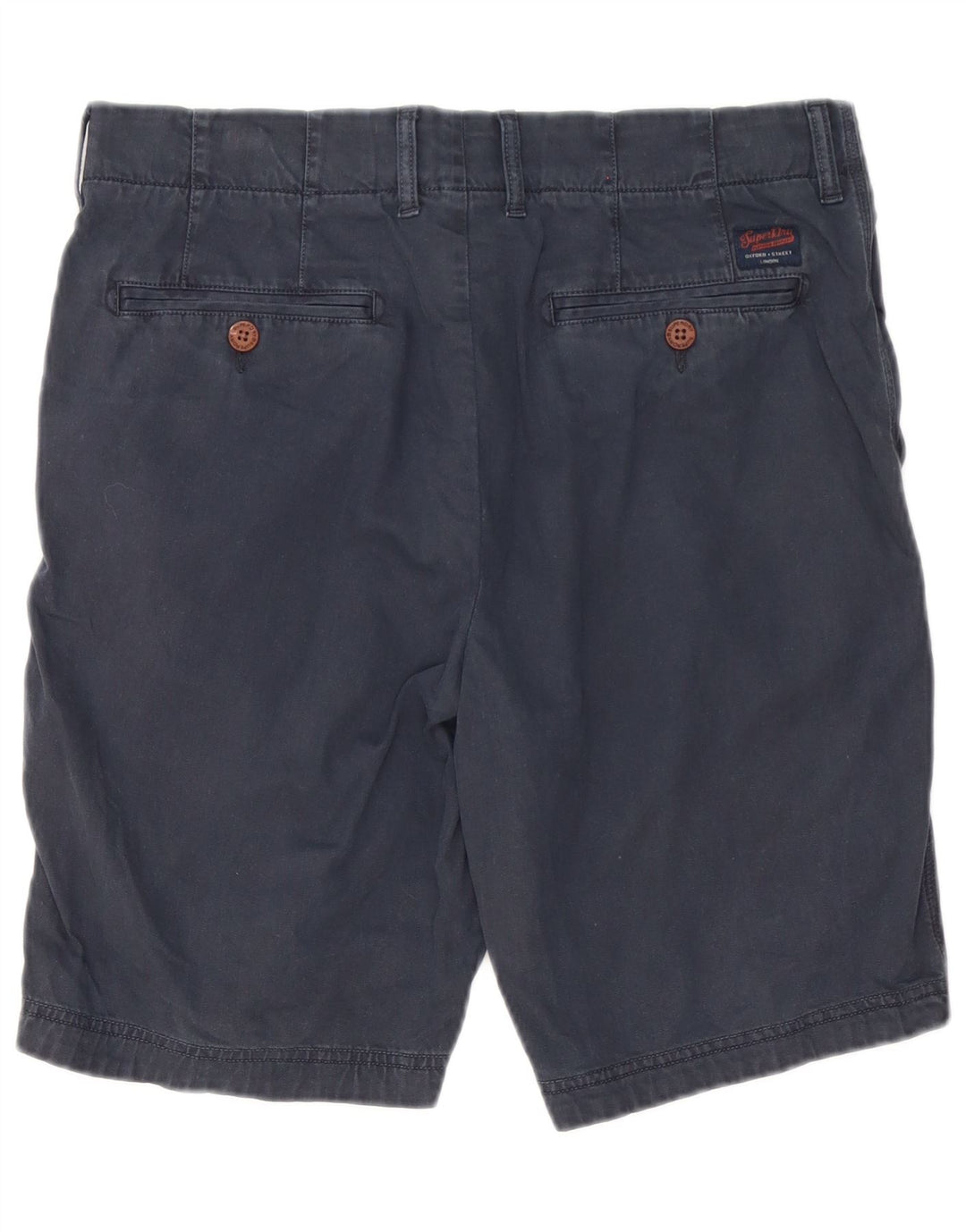 Мужские шорты чинос Superdry W32, средний темно-синий, хлопок