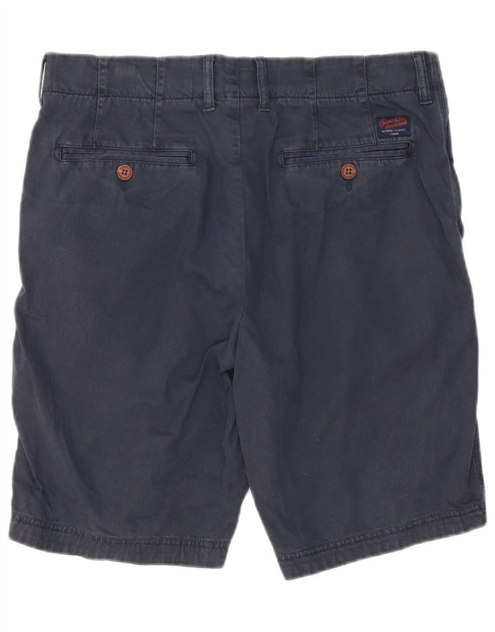 Мужские шорты чинос Superdry W32, средний темно-синий, хлопок
