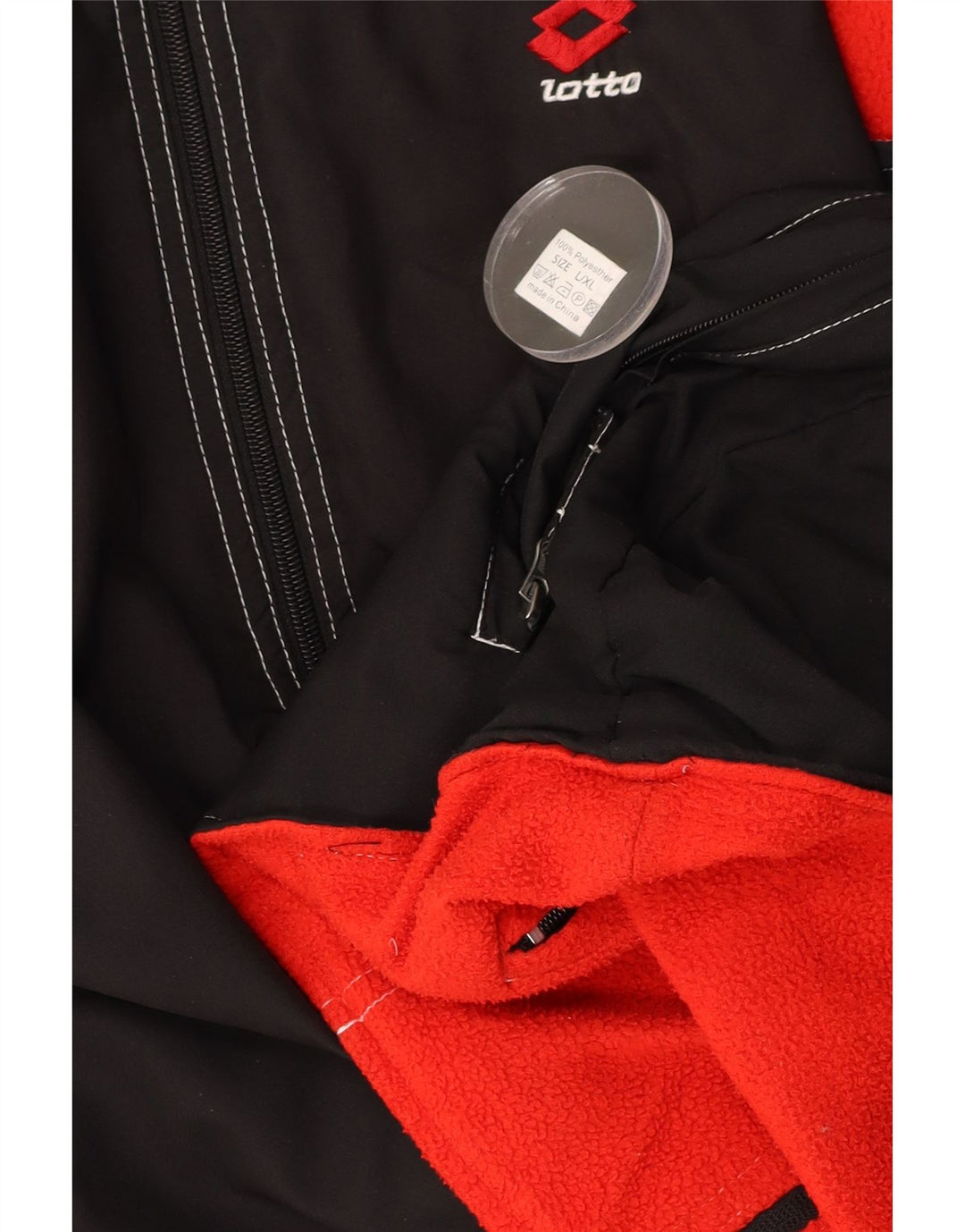 Мужской двусторонний жилет LOTTO UK 40, большой черный полиэстер