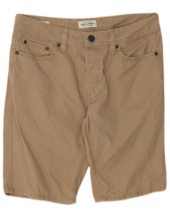 Мужские повседневные шорты Jack & Jones, маленькие W29, бежевые, хлопок