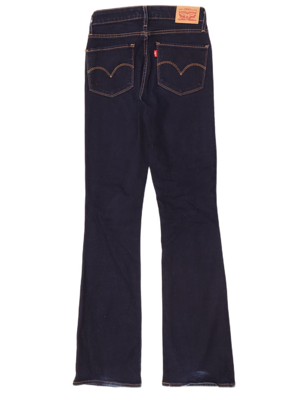 Женские джинсы Levi's 725 Bootcut с высокой посадкой W26 L31 Темно-синие, хлопок