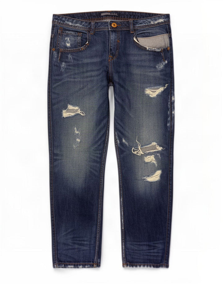 Женские укороченные джинсы Zara EU 40 Medium W30 L26 Синие