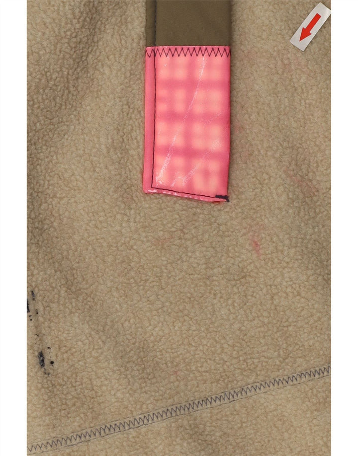 Мужская флисовая куртка Murphy & Nye UK 44 2XL зеленая, акрил с цветными блоками