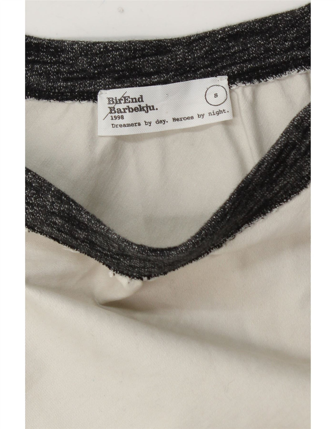VINTAGE Женская юбка-трапеция, маленькая W26 Off White Colourblock