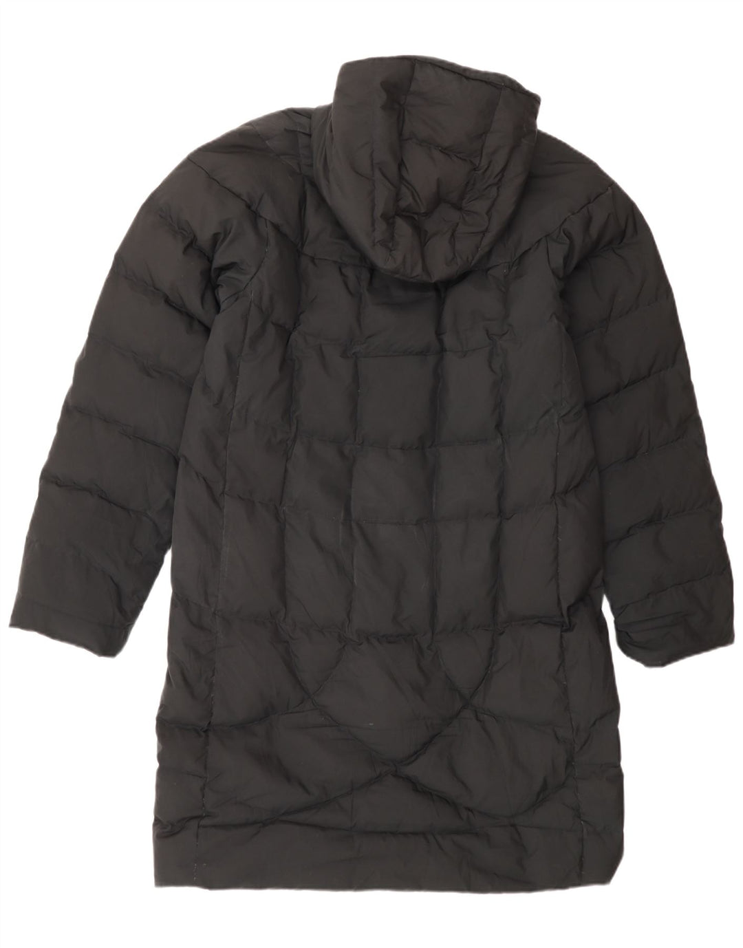Женское стеганое пальто с капюшоном Timberland UK 14, средний черный полиэстер