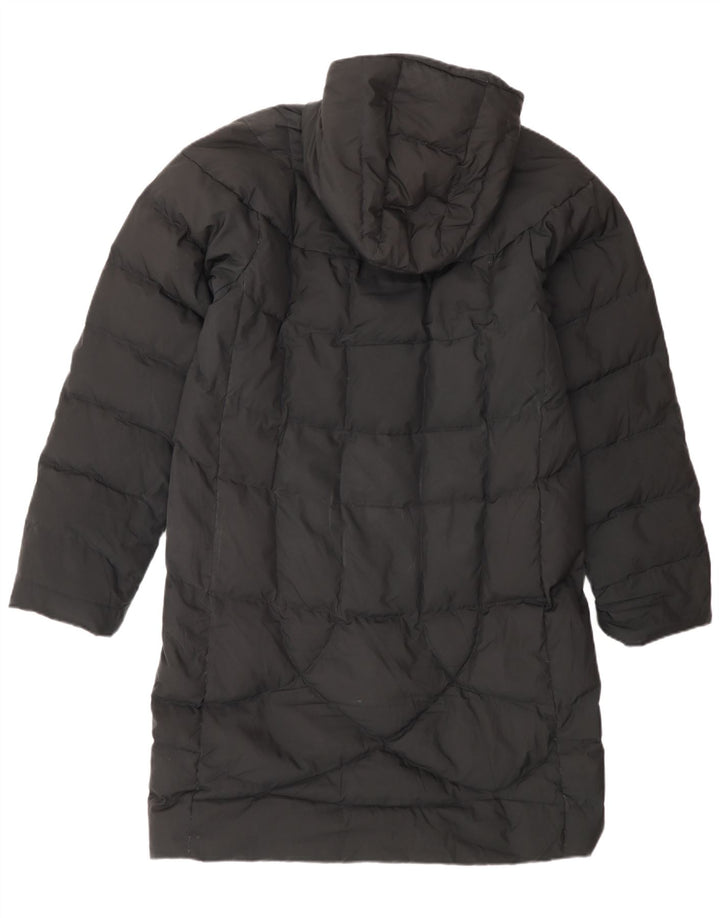 Женское стеганое пальто с капюшоном Timberland UK 14, средний черный полиэстер