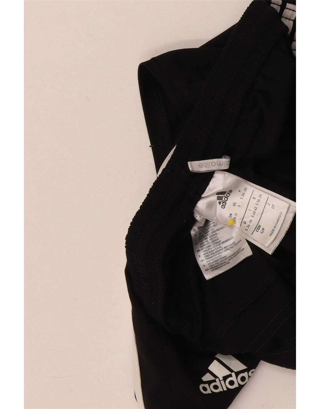 Женские спортивные шорты Adidas Climalite UK 8/10, маленькие черные из полиэстера