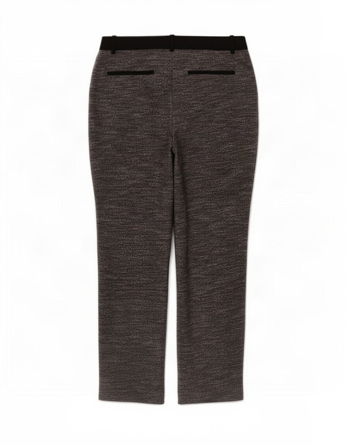 Женские укороченные брюки Zara, маленькие W26 L23, серые в крапинку
