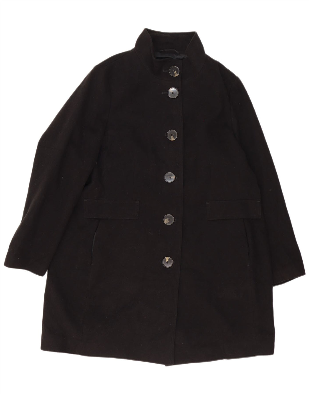 Женское пальто Marks & Spencer UK 20 2XL, черный полиэстер