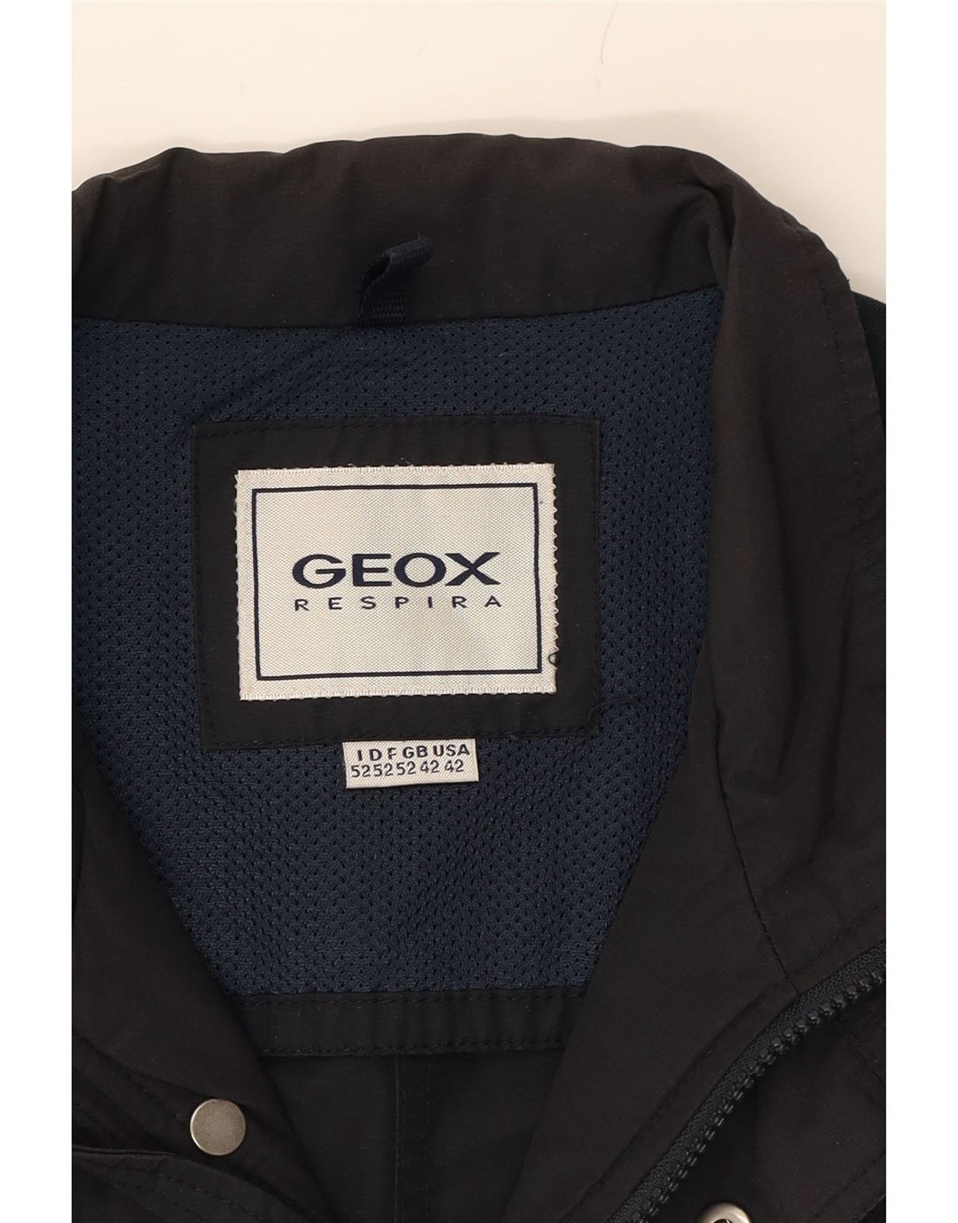 Мужская куртка GEOX UK 42 XL, темно-синий, хлопок
