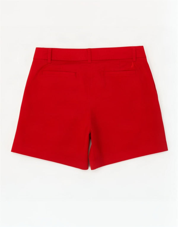 Женские шорты чинос Nautica US 8, средние W32, красные хлопковые