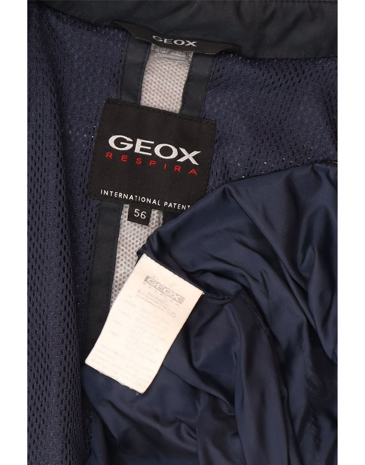 Мужская стеганая куртка Geox Respira IT 56 3XL Темно-синий полиэстер
