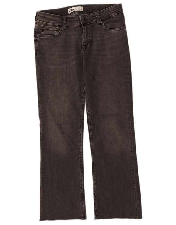 Женские прямые джинсы Zara EU 36 XS W26 L26 Серые