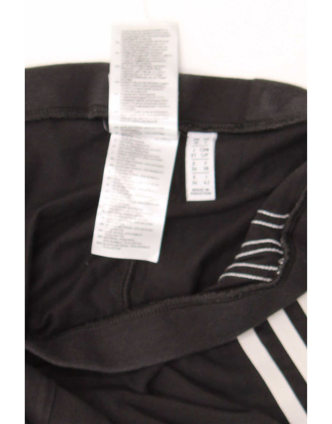 Женские леггинсы Adidas UK10, маленькие черные хлопковые