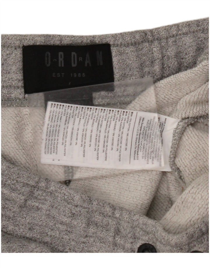 Мужские спортивные брюки JORDAN из хлопка среднего серого цвета