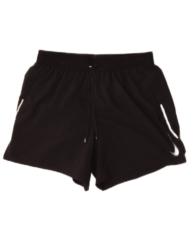 Мужские спортивные шорты Nike Dri Fit, средние черные