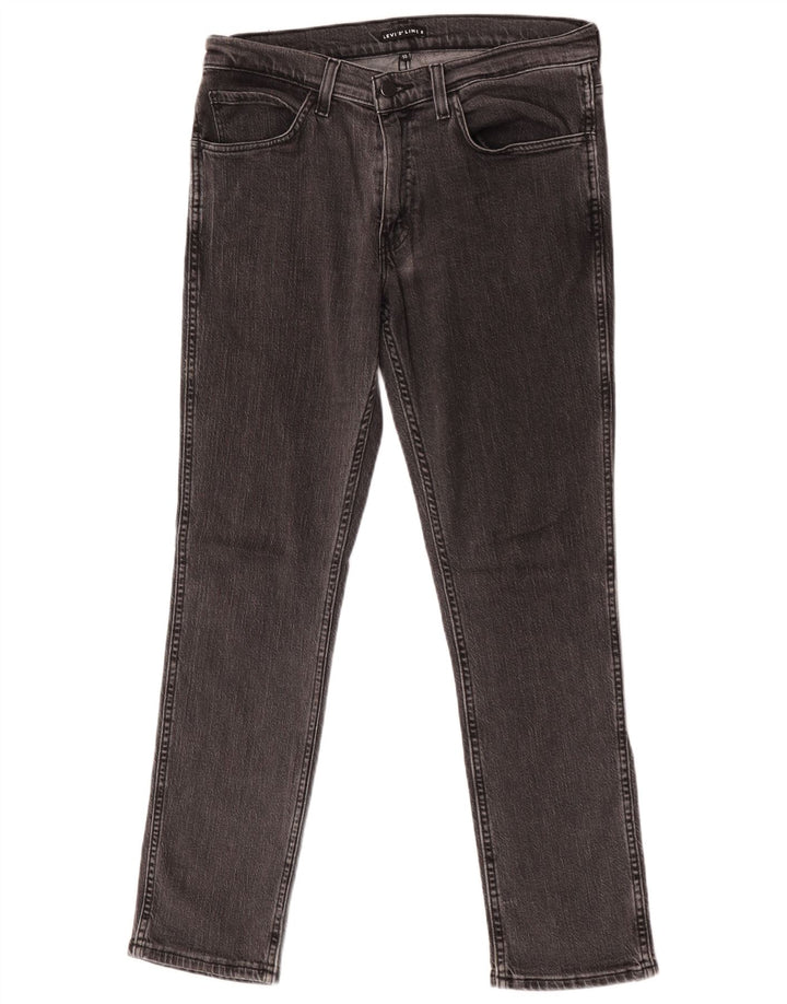 Мужские джинсы Levi's Line 8 Slim W32 L30 Серые хлопковые
