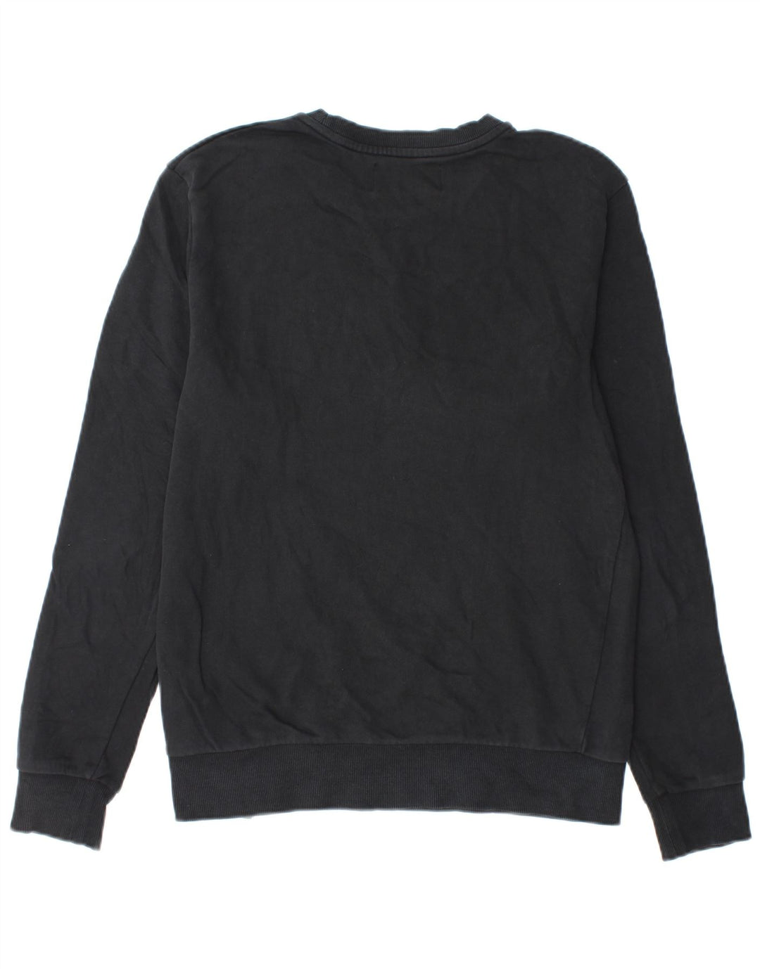 Мужской свитшот с рисунком Calvin Klein Jeans, джемпер среднего размера, черный, хлопок