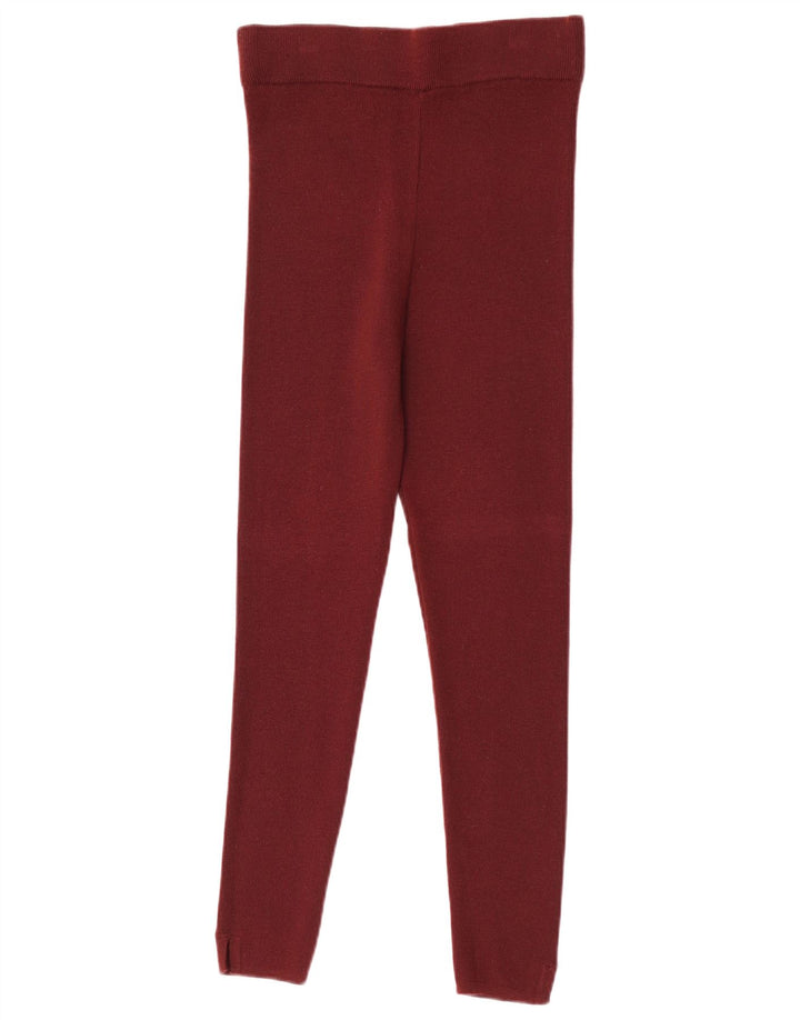 Женские трикотажные леггинсы Dolce & Gabbana IT 42 Medium Maroon Wool