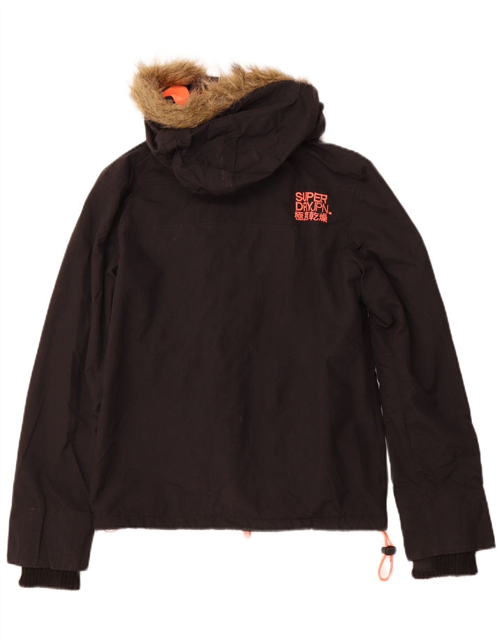 SUPERDRY Женская ветровка The Windcheater UK 10, маленькая черная