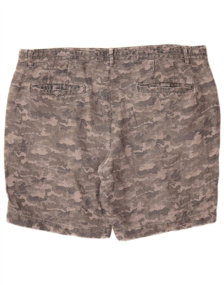 Мужские шорты чинос Zara XL W36 Серый камуфляж