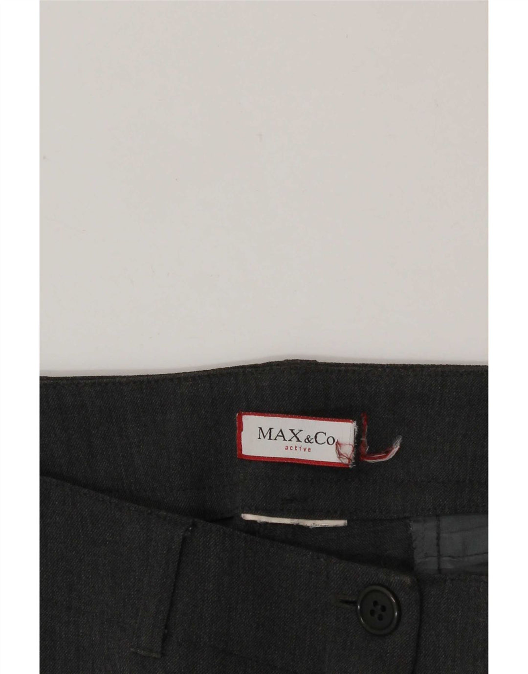 Женские прямые повседневные брюки Max & Co. W32 L32 Серые