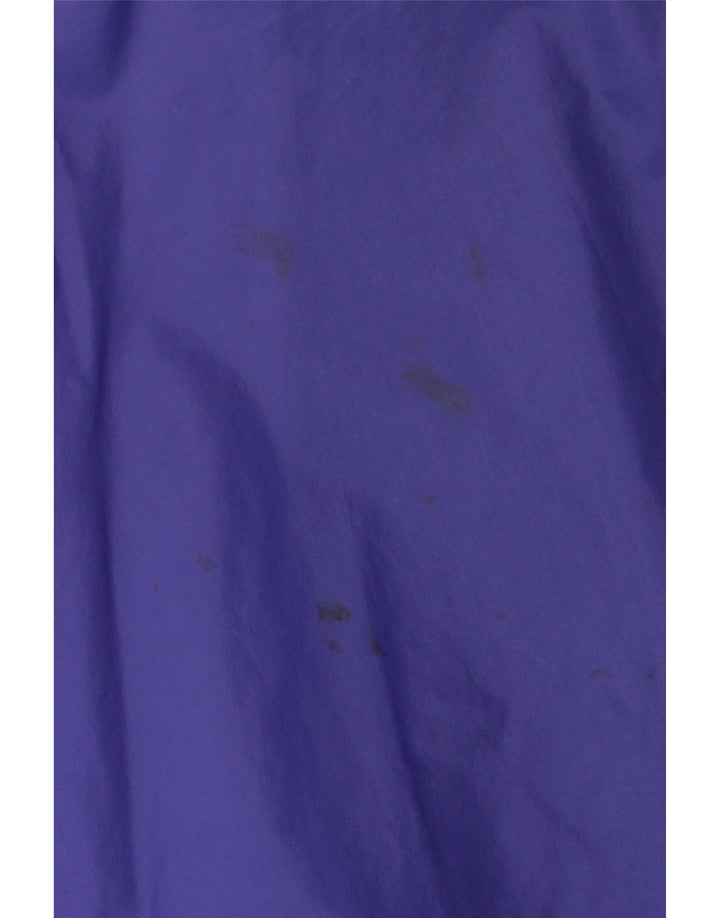 Мужская ветровка K-WAY UK 38, средний фиолетовый полиамид с цветными блоками