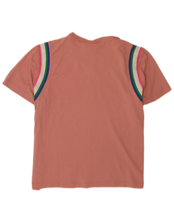 Женская футболка Nike Top UK 18 XL, хлопок в розовую полоску