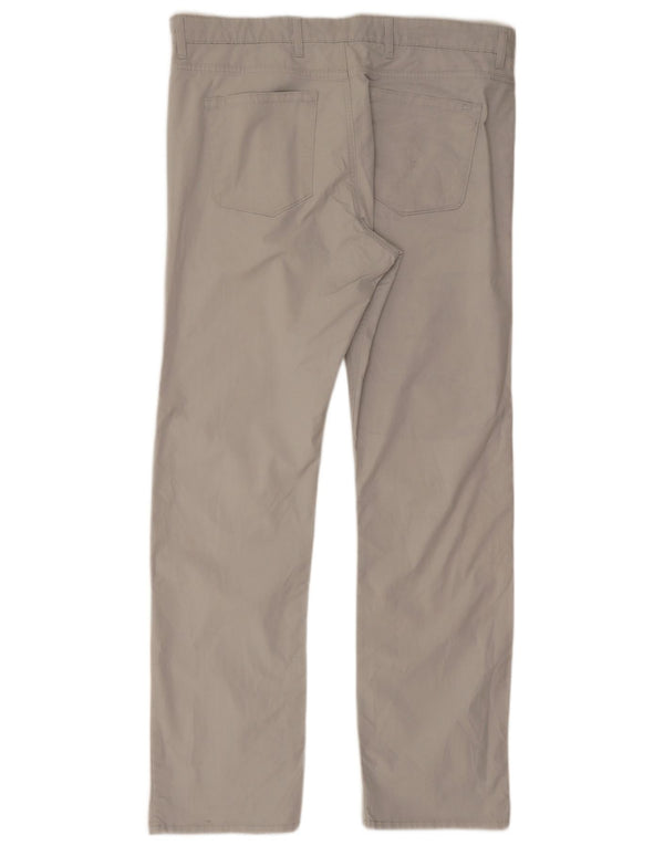 Мужские прямые повседневные брюки Marks & Spencer Blue Harbour W38 L33 серые