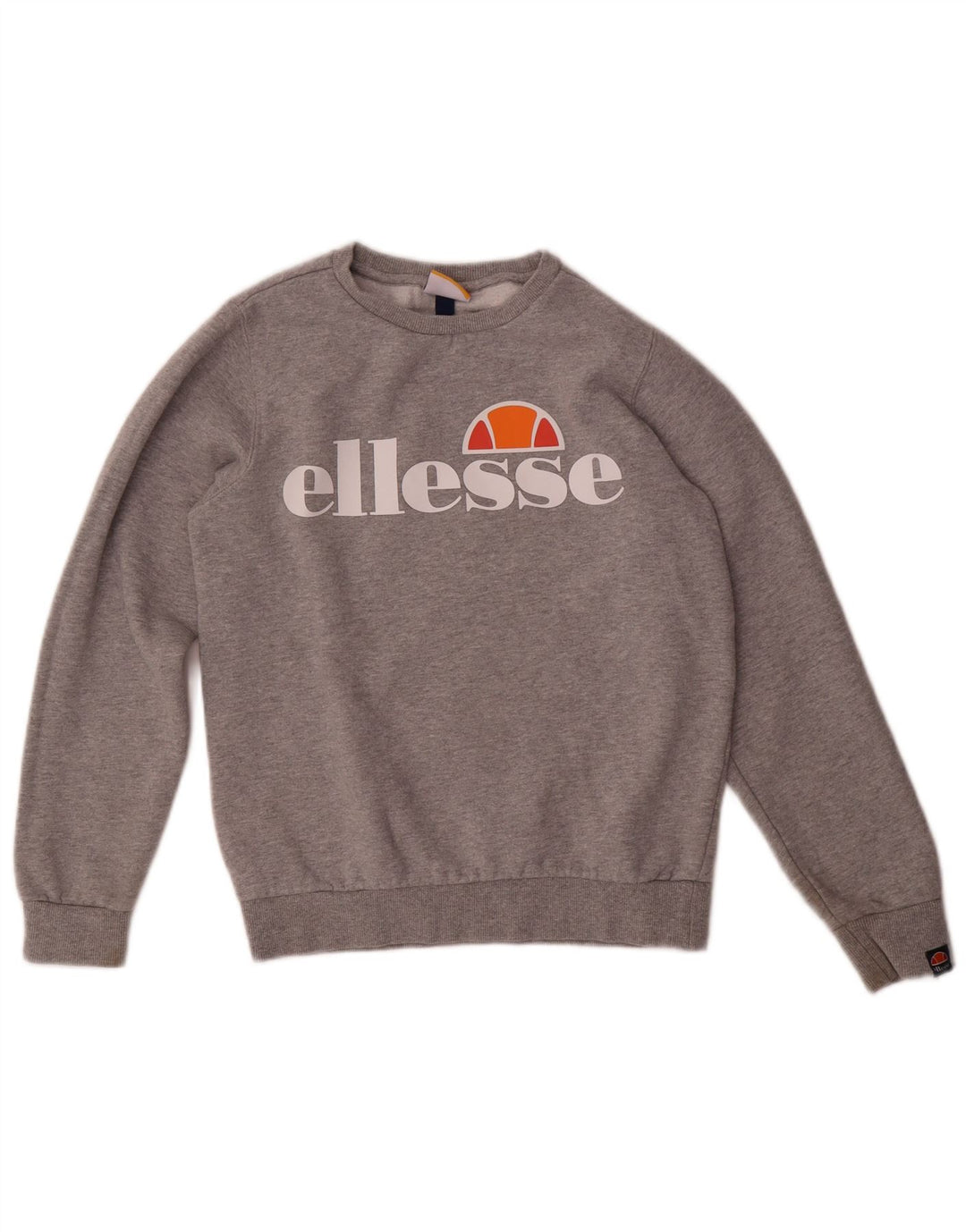 Свитшот Ellesse с рисунком для мальчиков, 12-13 лет, серый хлопок