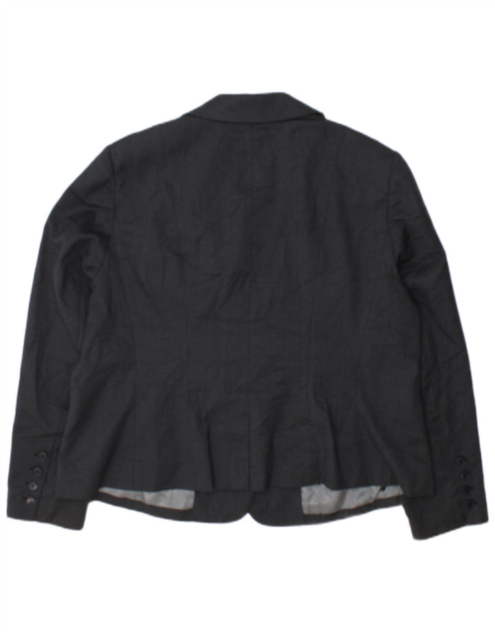 Женский пиджак с автографом Marks & Spencer UK 18 XL Серый в крапинку