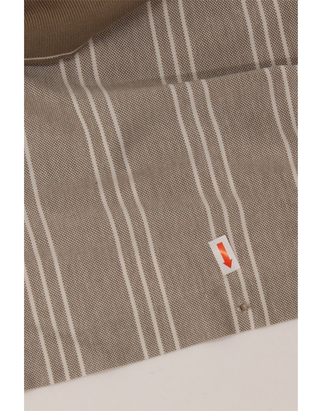 Мужская рубашка-поло NIKE UK 39/41, средний бежевый в полоску