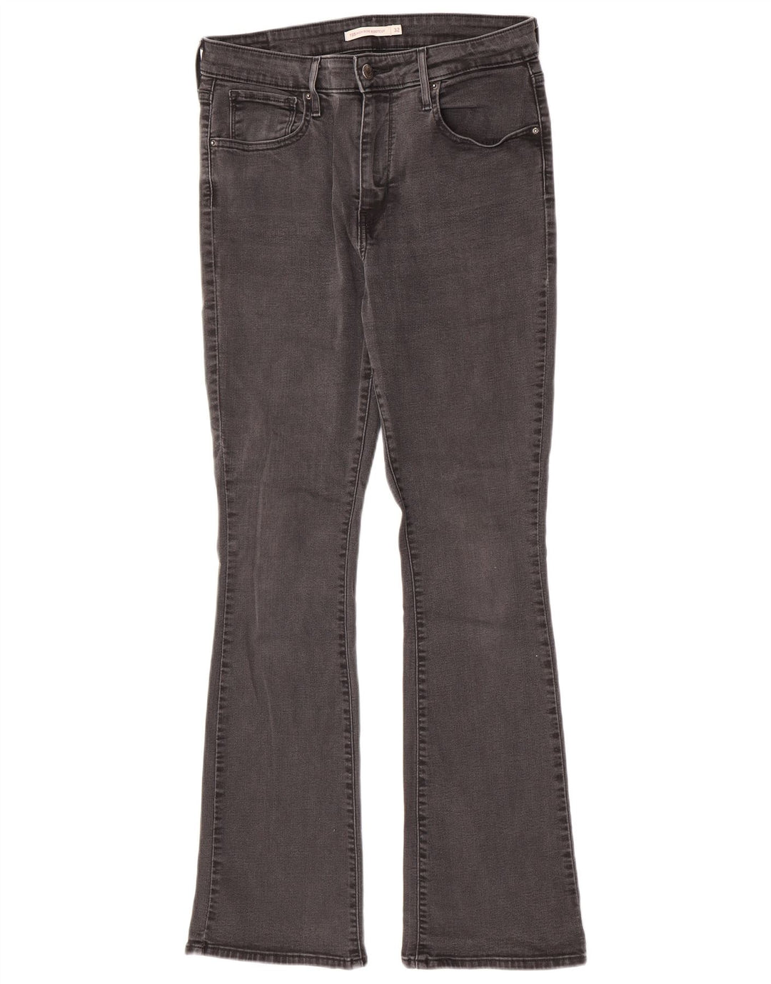 Женские джинсы Levi's 725 Bootcut с высокой посадкой W32 L32 Серые хлопковые