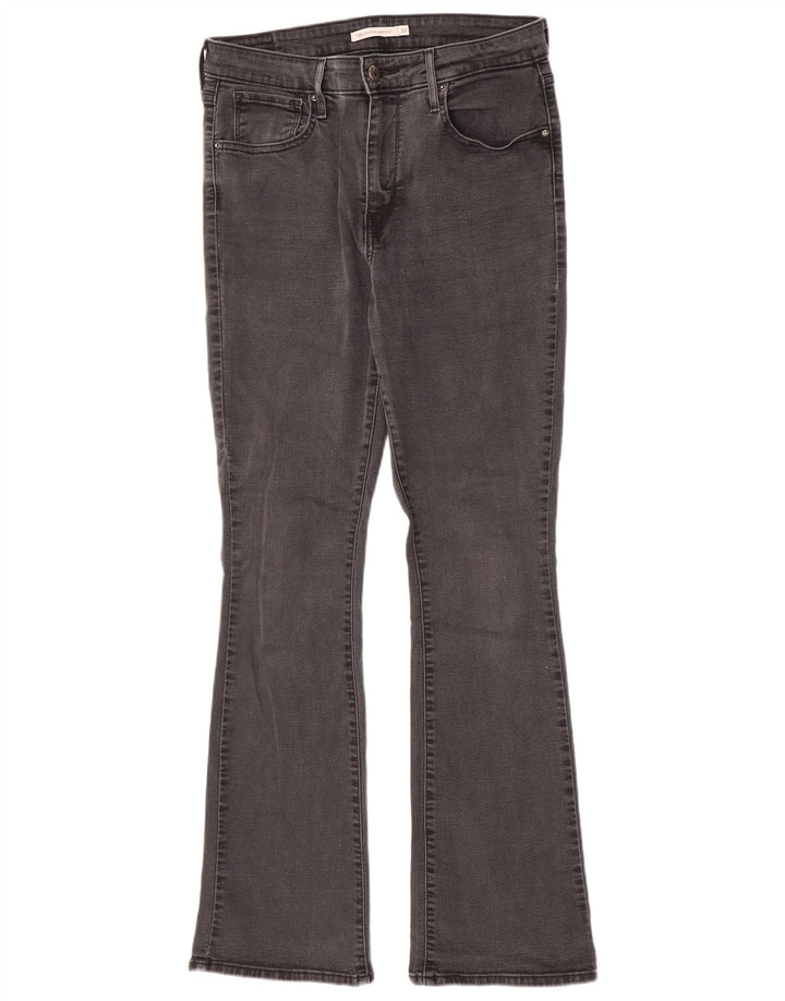 Женские джинсы Levi's 725 Bootcut с высокой посадкой W32 L32 Серые хлопковые