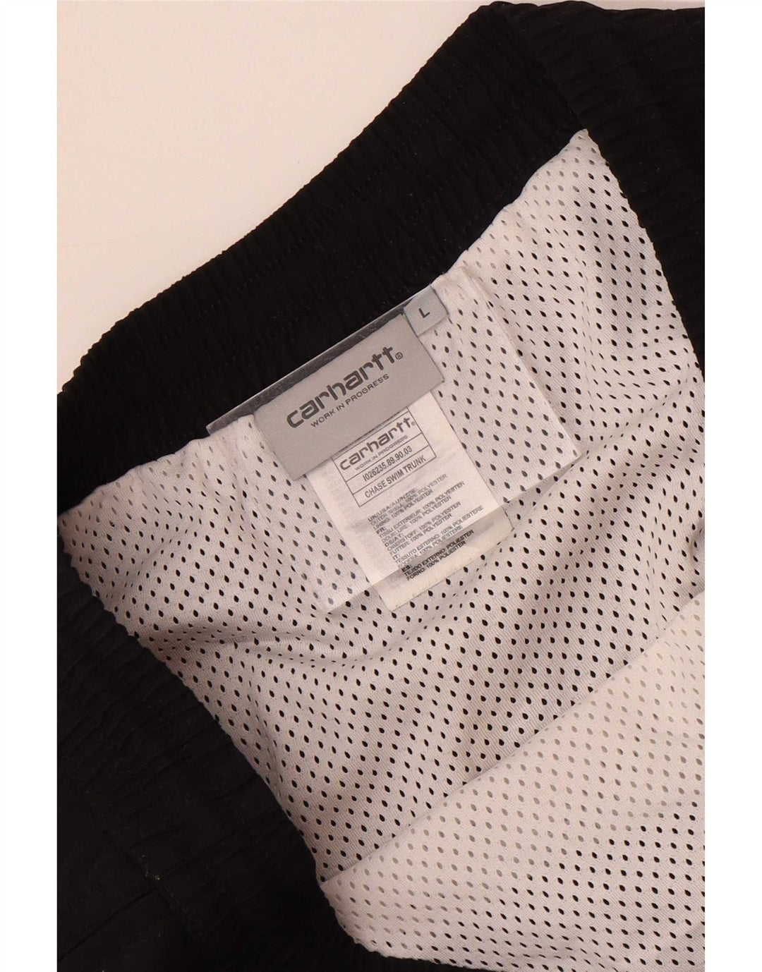 Мужские шорты для плавания Carhartt, большие черные из полиэстера