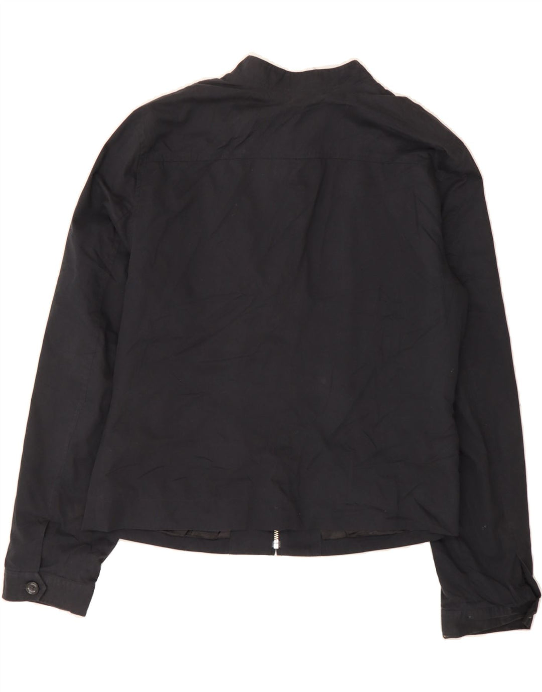 TOMMY HILFIGER Womens Crop Bomber Jacket US 14 XL Black Cotton Vintage Tommy Hilfiger and Second-Hand Tommy Hilfiger from Messina Hembry 