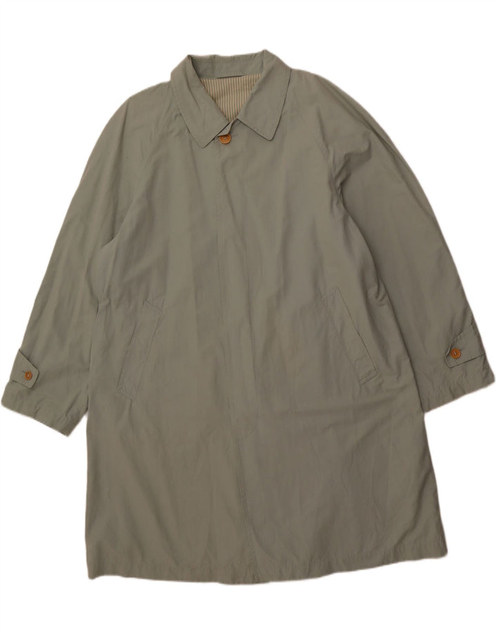 TRUSSARDI Мужской тренч IT 52 XL Серый Хлопок