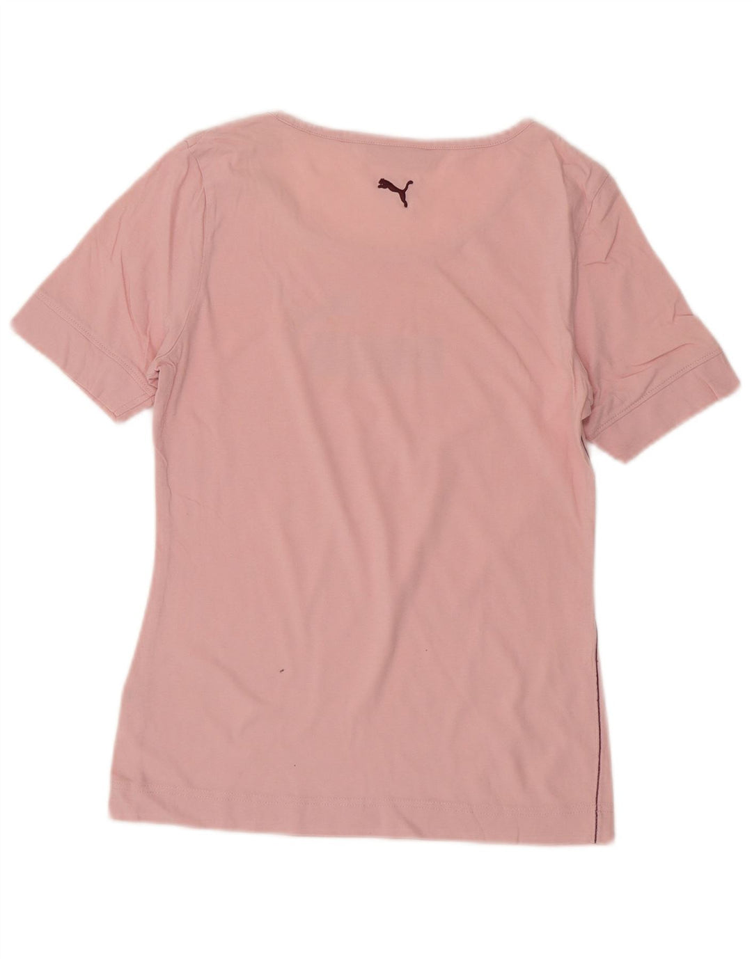 PUMA Womens Graphic T-Shirt Top UK 14 Medium Pink