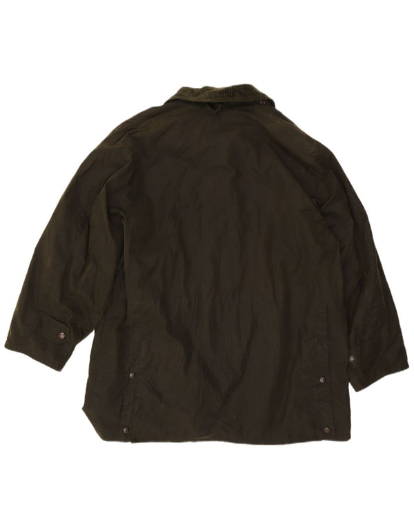 Мужская куртка OUTBACK из вощеного хлопка UK 40, большой цвет хаки