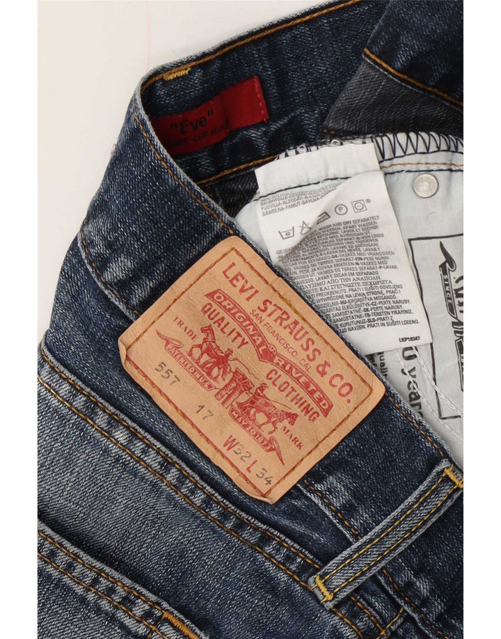Женские джинсовые шорты Levi's 557 W32, большие синие, хлопок