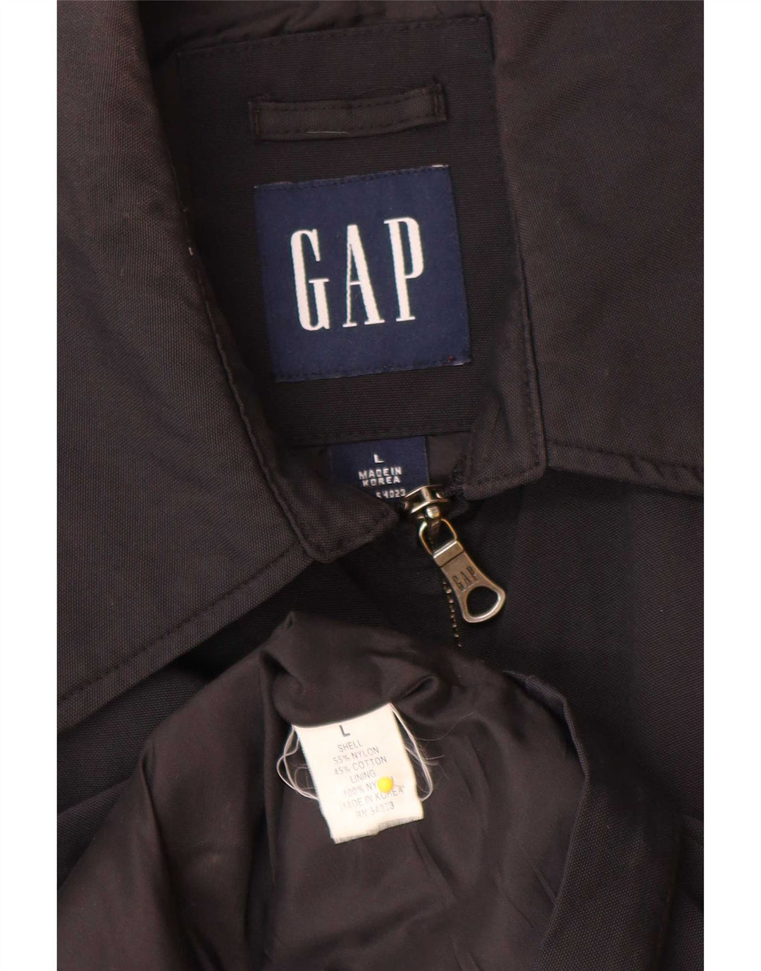 Мужская куртка Gap UK 40, большая, темно-синяя, нейлон