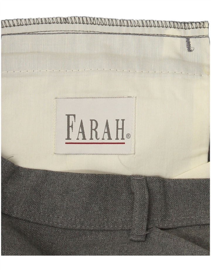 FARAH Мужские прямые повседневные брюки W40 L30 Серые