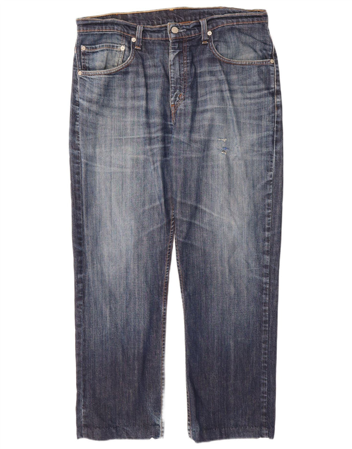 Мужские прямые джинсы Levi's W33 L30 синие, хлопок