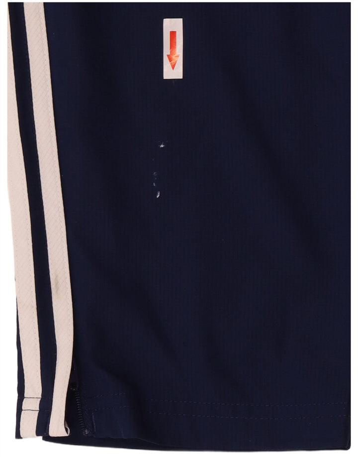 Мужские спортивные брюки Adidas Climalite, большие темно-синие брюки из полиэстера